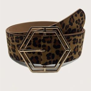 Leopard print  belt